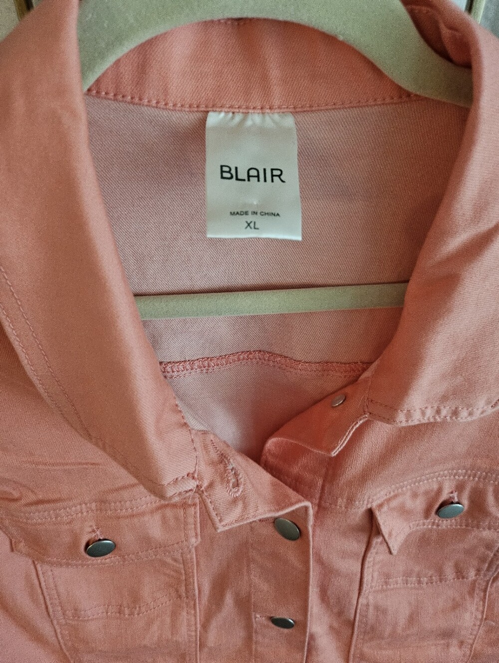 XL- Blair- Sleeveless Denim Vest - Picture 2 of 4